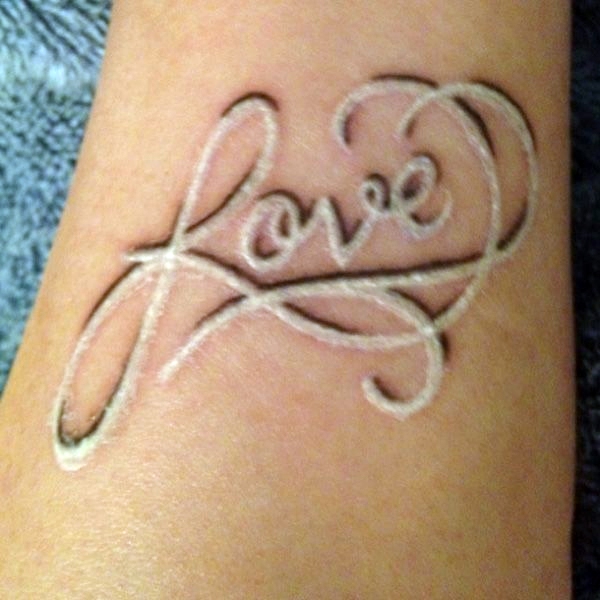 Horny Tattoo Templates and Designs in White