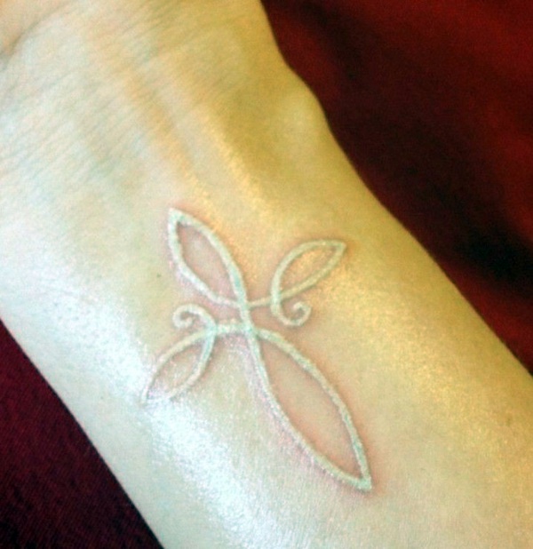 Horny Tattoo Templates and Designs in White