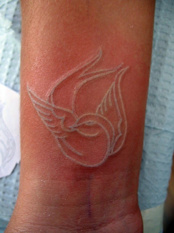 Horny Tattoo Templates and Designs in White