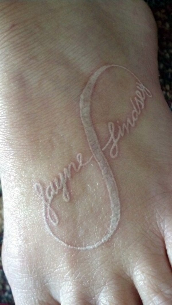 Horny Tattoo Templates and Designs in White