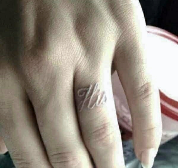 Horny Tattoo Templates and Designs in White