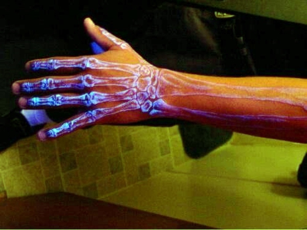 Horny Tattoo Templates and Designs in White