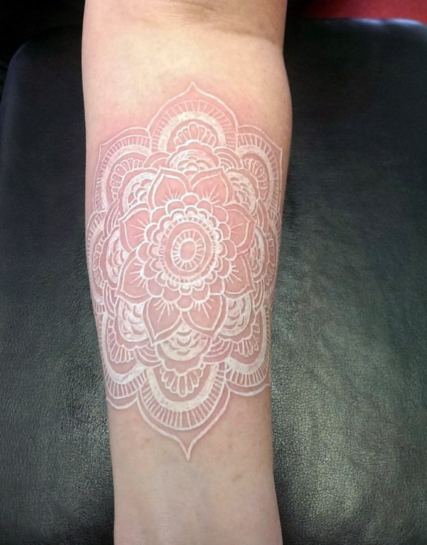 Horny Tattoo Templates and Designs in White