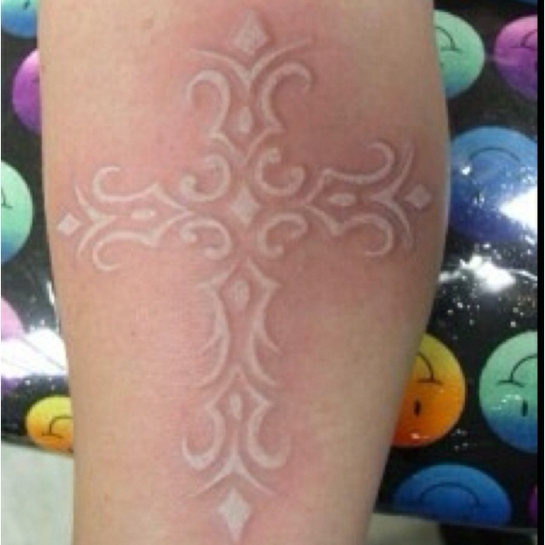 Horny Tattoo Templates and Designs in White