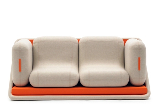 Designer Möbel - Orange Designer Sofa by Matali Crasset - modern style from France Designer Möbel - Orange Designer Sofa by Matali Crasset - modern style from France