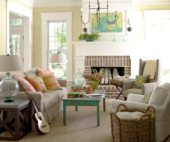 20 decorating ideas for family-friendly living room