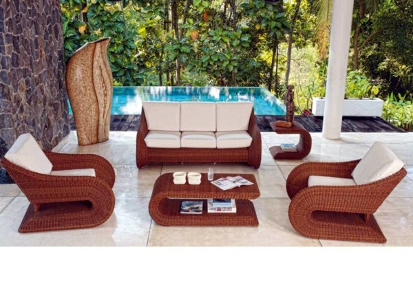 Gartenmöbel Polyrattan - 45 Outdoor rattan furniture - modern garden furniture set and lounge chair