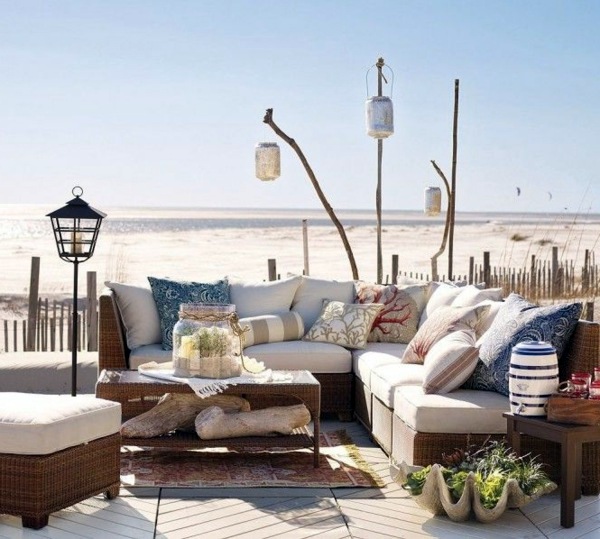 45 Outdoor rattan furniture - modern garden furniture set and lounge chair
