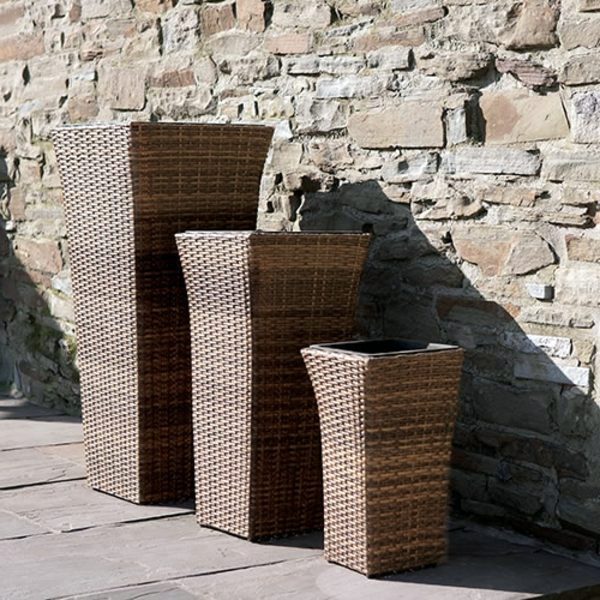45 Outdoor rattan furniture - modern garden furniture set and lounge chair