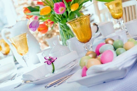 Osterdeko basteln - Easter decoration craft - 30 adorable craft ideas, including table decoration