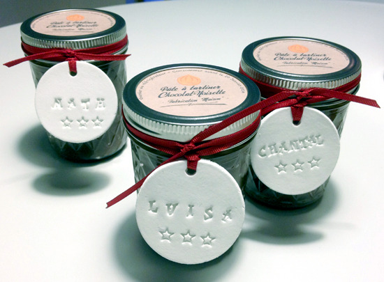 Decorative labels to organize the kitchen