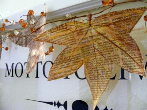 DIY Deko - DIY decoration from newspaper