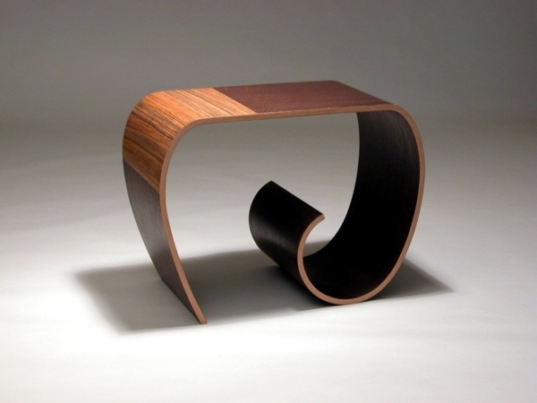 Cool designer furniture from wood tie a knot in style