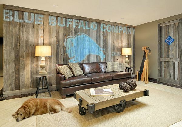 Selber machen - Make wall covering made of wood itself - beautiful wall design ideas Selber machen - Make wall covering made of wood itself - beautiful wall design ideas
