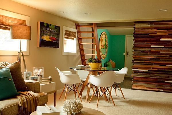 Make wall covering made of wood itself - beautiful wall design ideas Make wall covering made of wood itself - beautiful wall design ideas