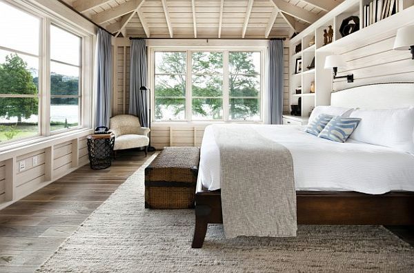 Make wall covering made of wood itself - beautiful wall design ideas