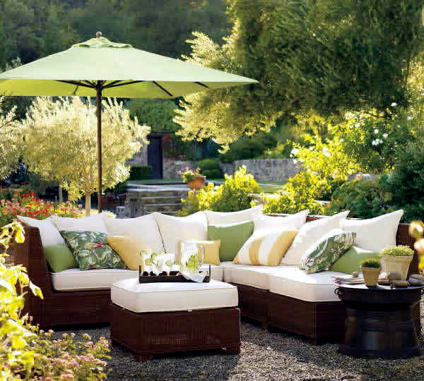 Ideas for garden furniture the seating area in the garden figures