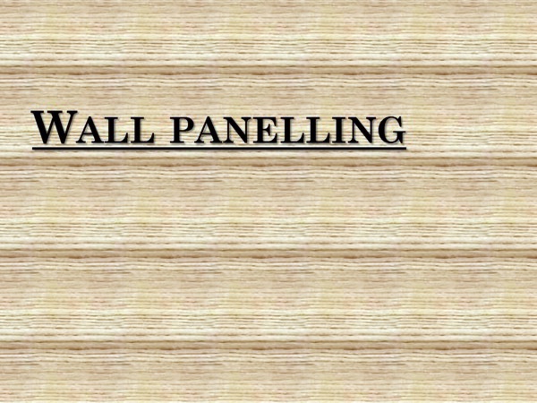 Wandgestaltung - Underline plastic panels - wall paneling in a fresh color