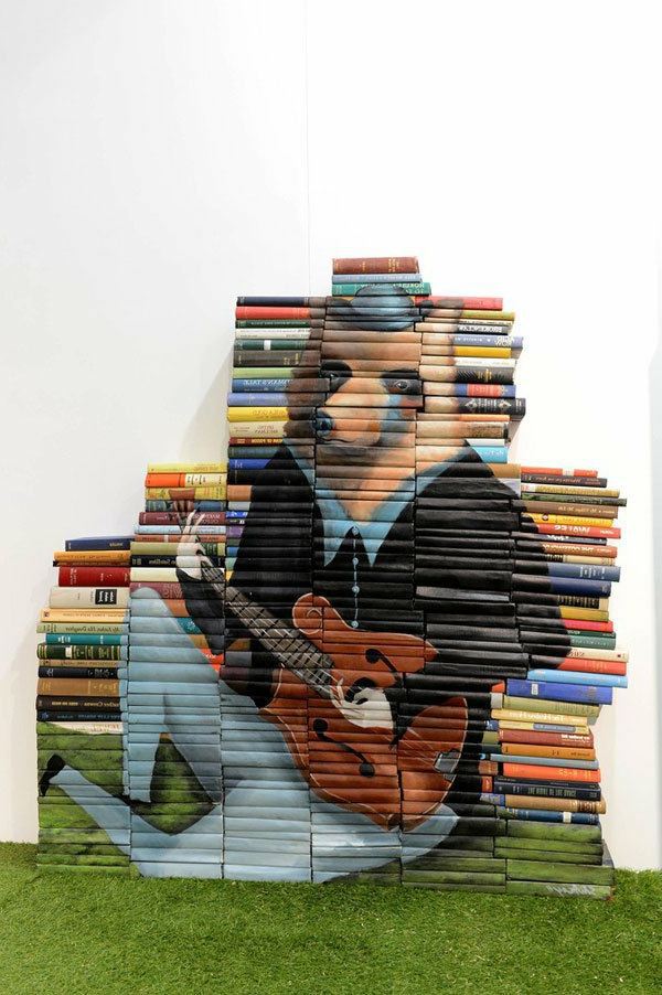 Whimsical paintings from books by Mike Stilkey Whimsical paintings from books by Mike Stilkey