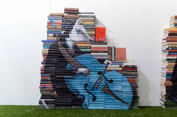 Whimsical paintings from books by Mike Stilkey Whimsical paintings from books by Mike Stilkey