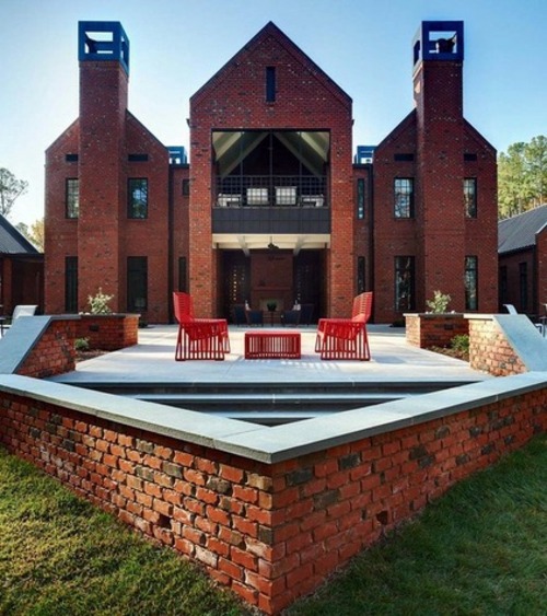 Family, Fundraising and familiar house design - modern residence of brick Family, Fundraising and familiar house design - modern residence of brick