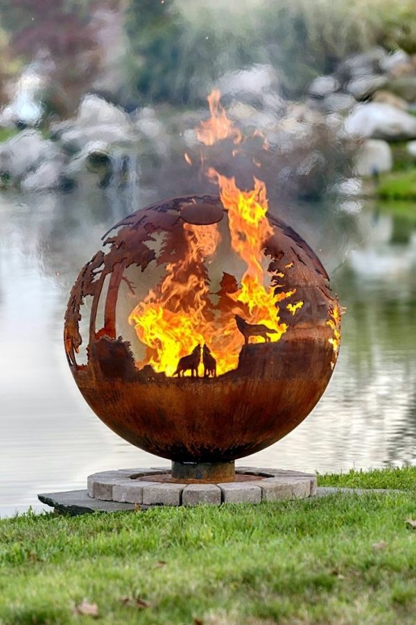 Contemporary - Fireplace designs for outdoors, you Fever!
