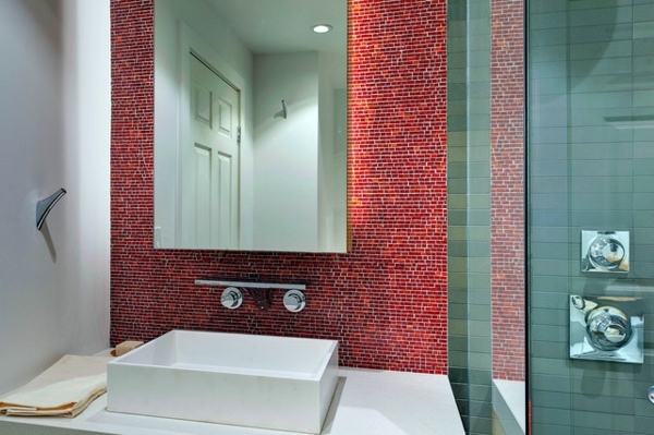 Design with Color: When to use red in the bathroom? Design with Color: When to use red in the bathroom?