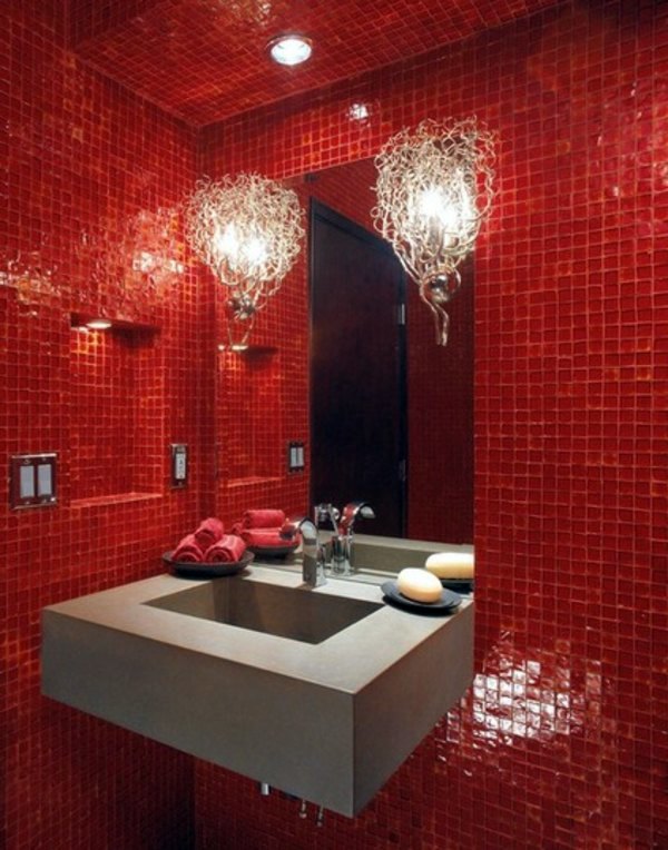 Design with Color: When to use red in the bathroom? Design with Color: When to use red in the bathroom?