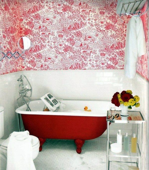 Design with Color: When to use red in the bathroom? Design with Color: When to use red in the bathroom?