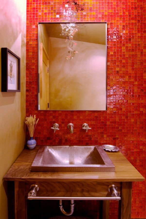 Design with Color: When to use red in the bathroom? Design with Color: When to use red in the bathroom?