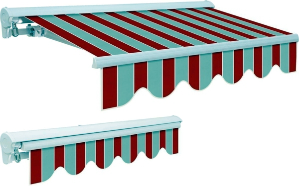 Replacing awning fabric - professional sun protection on the terrace Replacing awning fabric - professional sun protection on the terrace