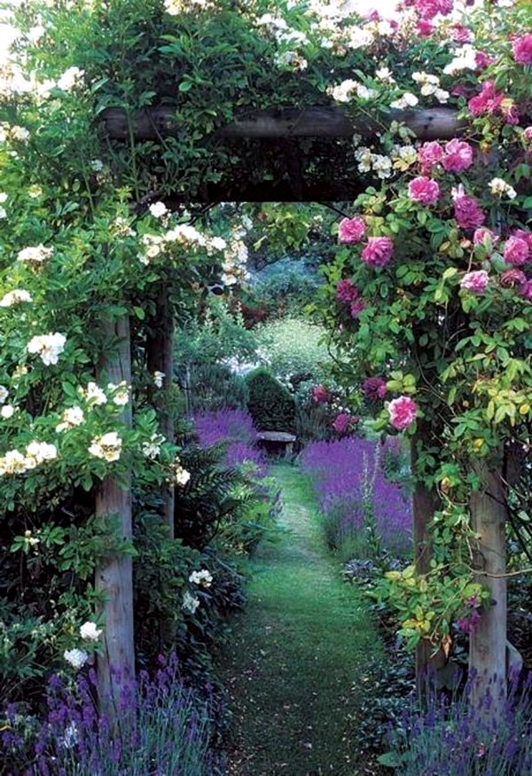 Pergola made of wood or metal for a southern flair in the garden Pergola made of wood or metal for a southern flair in the garden