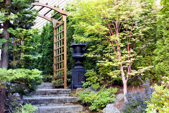 Pergola made of wood or metal for a southern flair in the garden Pergola made of wood or metal for a southern flair in the garden