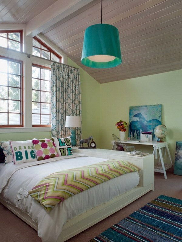 Room design ideas in the youth room