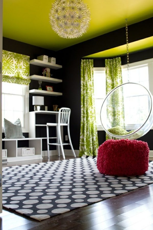 Room design ideas in the youth room