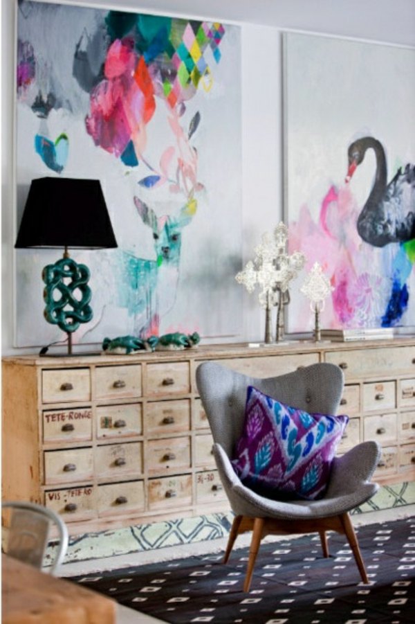 Room design ideas in the youth room