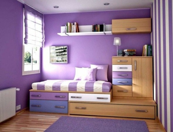 Room design ideas in the youth room