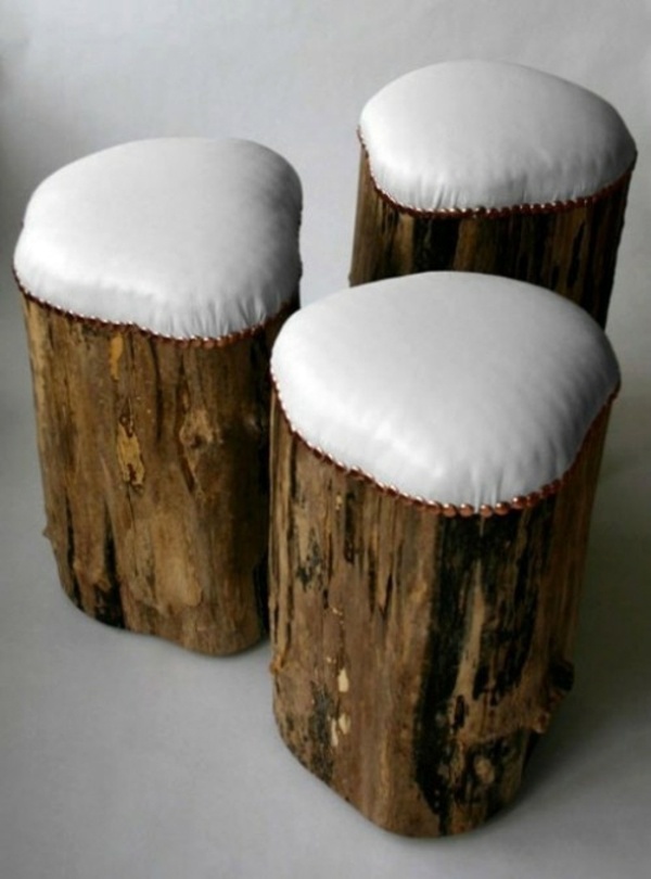 20 Creative Decorating Ideas From Tree, Tree Trunk Chair Ideas
