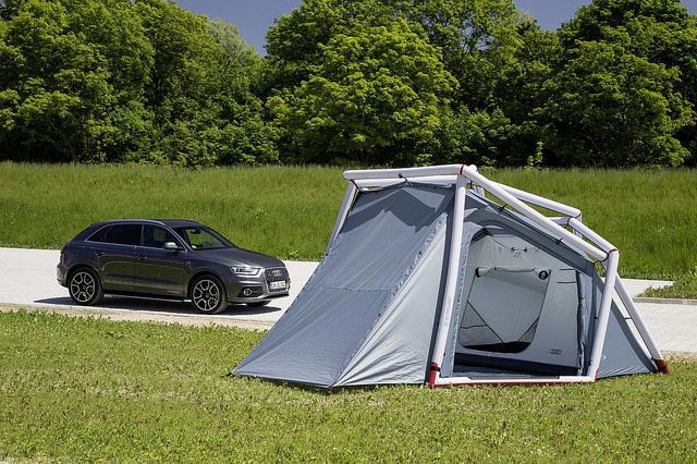 Camping is made easy with the camping tent for Audi Q3 Camping is made easy with the camping tent for Audi Q3