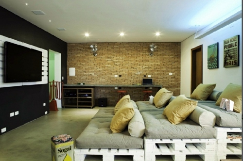 Cool Furniture from Euro pallets - 55 craft ideas for recycled wooden pallets