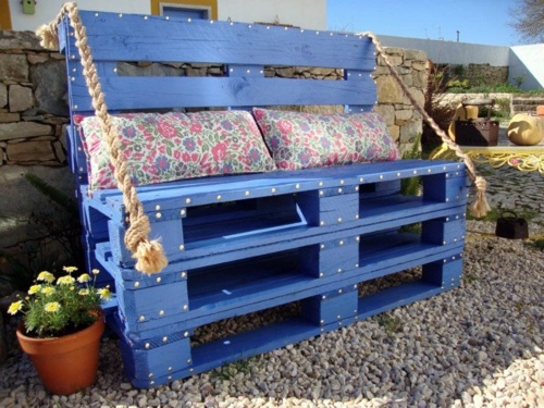Cool Furniture from Euro pallets - 55 craft ideas for recycled wooden pallets