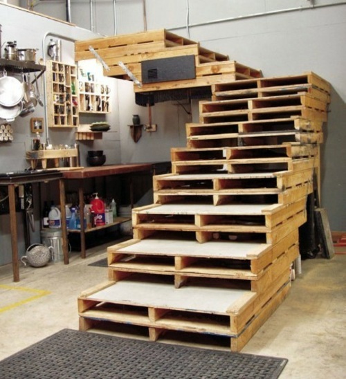 Cool Furniture from Euro pallets - 55 craft ideas for recycled wooden pallets