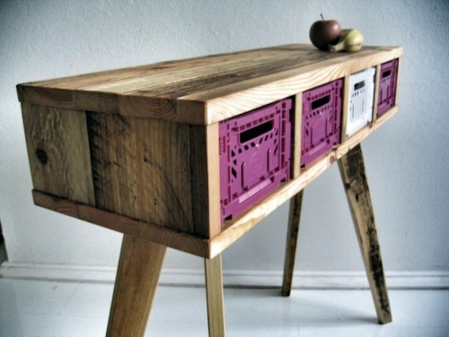 Cool Furniture from Euro pallets - 55 craft ideas for recycled wooden pallets