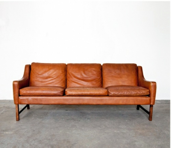 1970s leather sofa