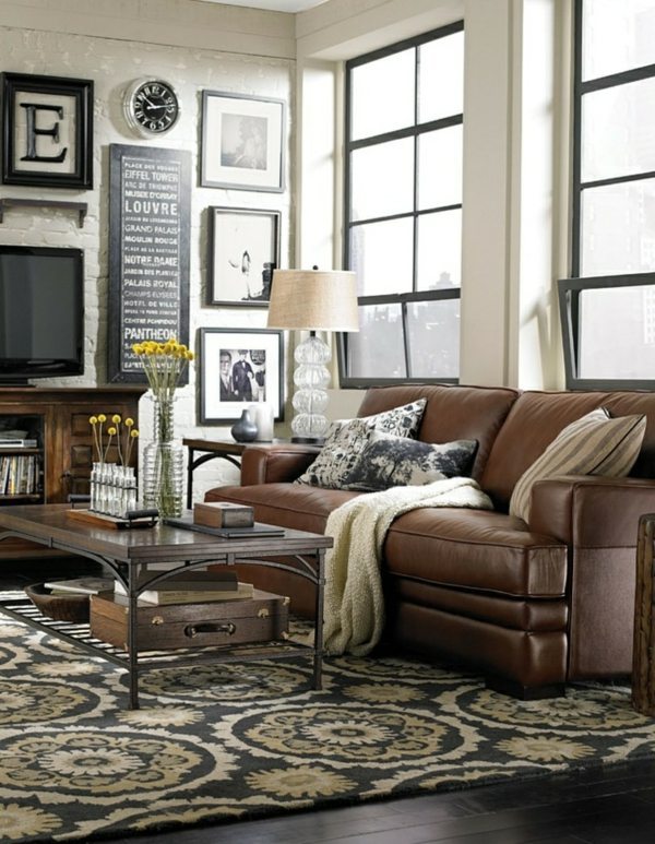 Dye leather sofa old leather furniture refresh and invigorate Avso