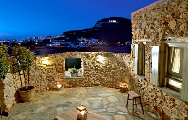 Themonies luxury designer apartments in Folegandros, Greece