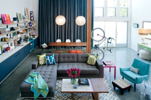 12 Hints for beautiful living in a loft or studio
