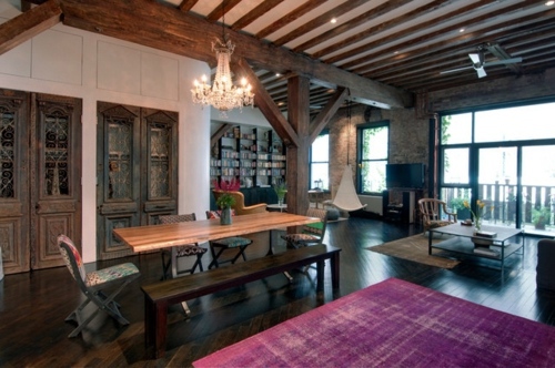 12 Hints for beautiful living in a loft or studio
