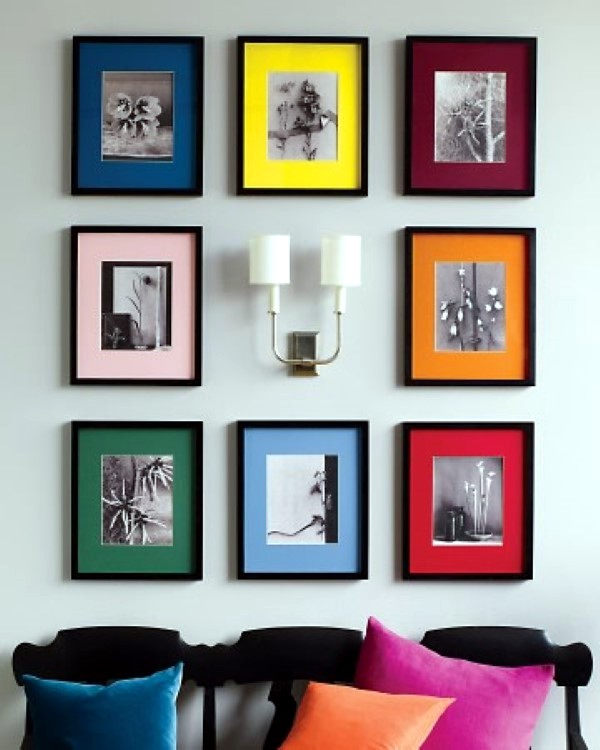 Great idea to hang your family photos