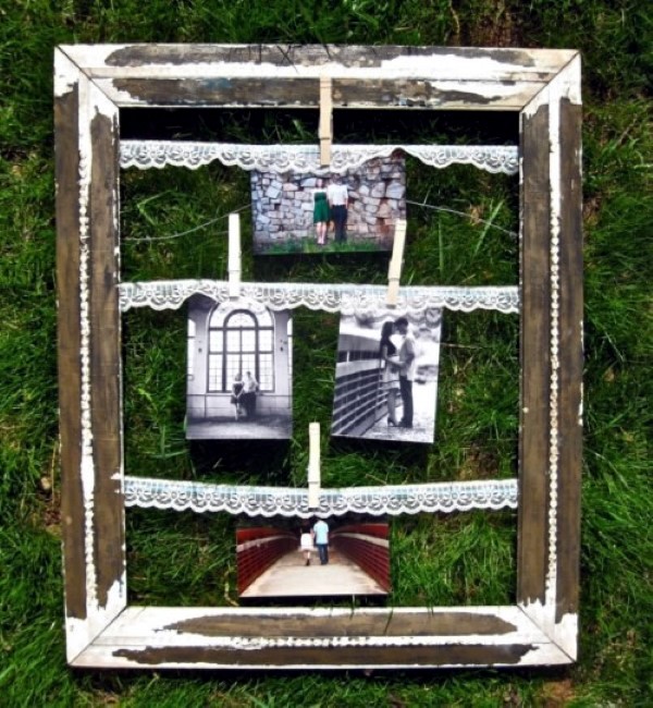 Great idea to hang your family photos
